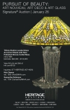 Heritage’s Pursuit Of Beauty: Art Nouveau, Art Deco & Art Glass