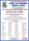 The Original 180th Semi-Annual York, PA Antiques Show & Sale