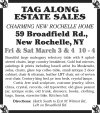 Tag Along Estate Sales - Charming New Rochelle Home