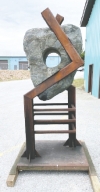 THC John Matusz, VT Artist Steel & Stone Sculpture Online Auction