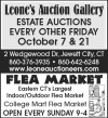 Leone’s Estate Auctions Every Other Friday