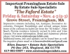 Estate Specialists - SaImportant Framingham Estate Sale By Estate Sale Specialists “The Fafard Estate”
