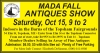 Goosefare’s Mada Fall Antiques Show