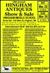 Goosefare’s 34th Hingham Antiques Show & Sale
