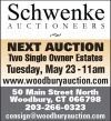 Schwenke Auctioneers - Two Owner Estates