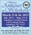 Spring Antiques In Schoharie