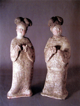 These ladies date from the Tang dynasty, 618–907, and are favorites of Peter's.