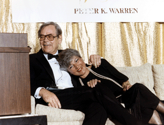 Peter and Maria at his retirement dinner from PepsiCo International.