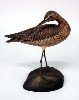 A.E. Crowell's preening shorebird brought $46,000 at the December 9 sale.