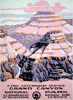 WPA poster, "Grand Canyon,” circa 1938, sold for $9,000.