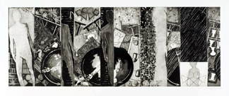 Jasper Johns (b. 1930), "The Seasons,” 1989, etching.