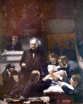 Thomas Eakins, "The Gross Clinic,” 1875, oil on canvas, 96 by 78 inches. Courtesy Thomas Jefferson University.