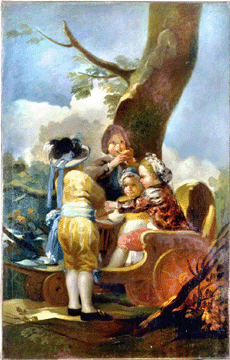 "Children with a Cart,” 1778, by Francisco de Goya y Lucientes is on view for a limited time at the Toledo Museum of Art.