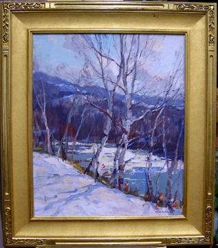 Emile Gruppe, "Winter, Vermont,” sold for $10,875.
