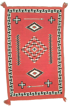 Navajo rug, Southwestern United States, circa 1897–1900, The Textile Museum, gift of Mrs E. Zeisler.