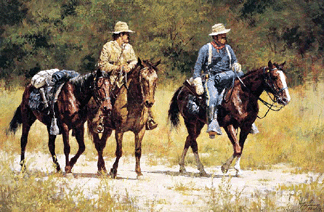 Twentieth Century artists' works were among the top lots also, such as Howard Terpning's (born 1927) "Empty Saddle,” that went for $225,000. 