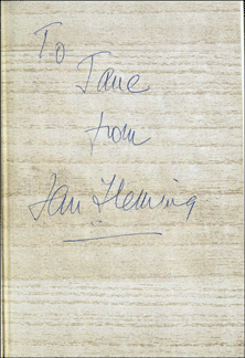 A signed first edition by Ian Fleming's You Only Live Twice was a bestseller at $10,577.
