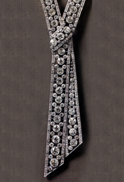 Diamond and platinum necklace by Caldwell and Company, $253,500. 
