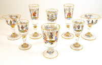 Jeanne Fitz Slant Collection Champagne Glasses, Marketplace