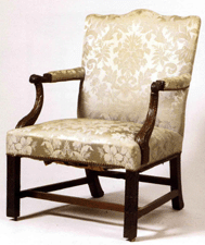 The top furniture lot was a George III library chair at 72550