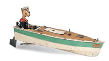 American mechanical Popeye speedboat by Hoge circa 1935 10000