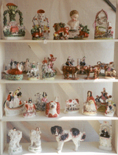 Jim and Betty Dunn Springfield Vt offered Staffordshire figurines They are also producing several shows in Vermont each year