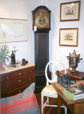 EleishVan Breem Antiques Woodbury Conn offered a Swedish case clock with English works for 7000