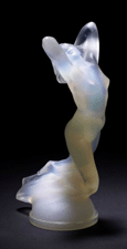 Lalique opalescent glass mascot Vitesse 51750
