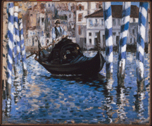 The Grand Canal Venice Blue Venice Edouard Manet 1874 Oil on canvas from the Collections of the Shelburne Museum Shelburne Vt