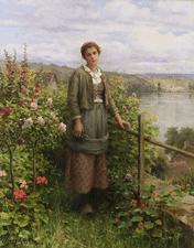 In Her Garden Daniel Ridgway Knight 105750