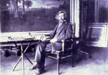 A photograph of George Inness circa 1890 Courtesy Archives of American Art