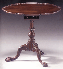 Philadelphia Chippendale pie crust tea table attributed to the Garvan Carver 679500