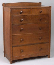 Gustav Stickley chest of drawers 11750