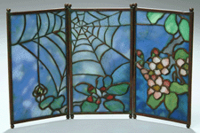 Miniature Tiffany leaded screen 12650