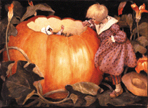 Peter Peter Pumpkin Eater Jessie Willcox Smith 1914 Illustration for The Jessie Willcox Smith Mother Goose Dodd Mead amp Company 1914 Oil on board The Eisenstat Collection