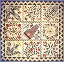 This later album quilt was made by Mary Anne Gray of Dorchester County circa 186365 nearly a decade after the heyday of the genre