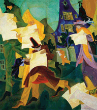 Zeitungsleser Newspaper Readers II Lyonel Feininger 1916 4498974