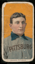 A 190911 T206 white border Honus Wagner card reached 90199