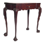 Boston Chippendale mahogany games table 28750