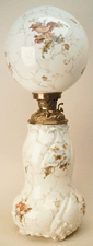 Mt Washington Colonial kerosene banquet lamp in a previously unrecorded shape 3300