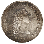 The 1794 AU58 Micro Porous Planchet SEGS dollar 115000