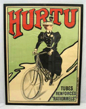 Nineteenth Century Hurtu advertising poster 825