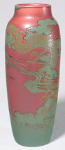 Shirayamadani red vase with dragon 29900