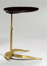 Lacquer and giltbronze end table by Rhulmann 388300