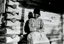 This archival photo of Sally Miller Gees Bend practical nurse and midwife was taken by Marion Post Wolcott in 1939 Miller was the mother of Missouri Pettway and grandmother of Arlonzia Pettway both creative quilt makers