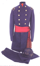 A colonels frock coat kepi sash and trousers belonging to William Goddard aidedecamp to General Ambrose Burnside brought 20700