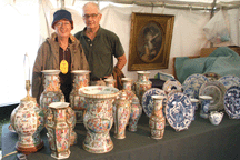 Michael and Claire Higgins of Brussels and Chattanooga Tenn offered porcelains and paintings HeartOTheMart