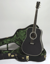 Signature Model black Martin guitar 131200