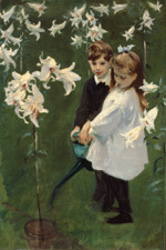 The Impressionistic study of the Vickers children was an experimental work never exhibited during the artists lifetime The affection between the children is visible on the canvas not a usual effect with Sargents family portraits in which the members are usually separate