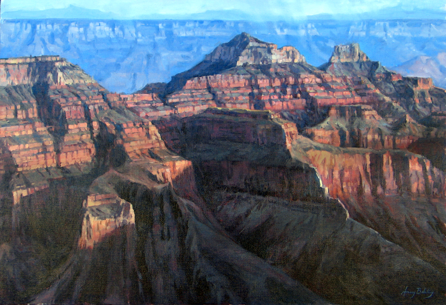 Bohling Amery Overlook 24 by 34 inches oil on linen on board 2004